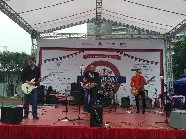 广州莱佛士设计学院参加英国文化日