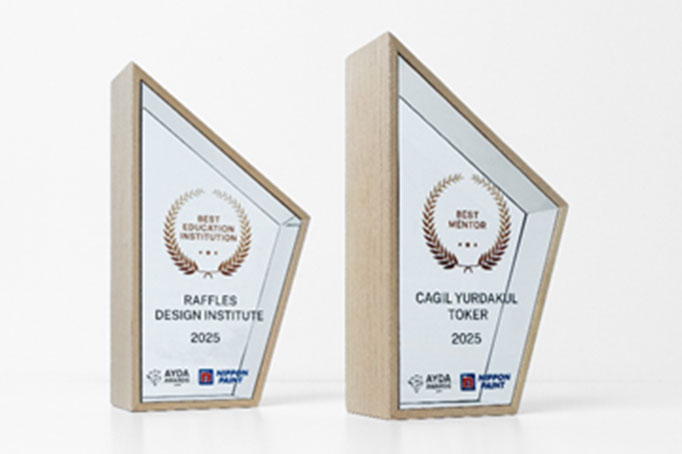 喜报 | 莱佛士设计学院在AYDA 2025大赛中荣获“最佳教育机构奖”和“最佳导师奖”